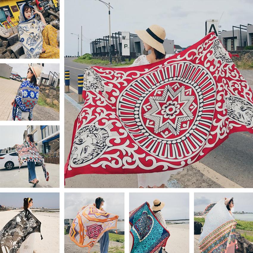 Sarong Pareo Wrap - Okrycia plażowe damskie duża sukienka plażowa