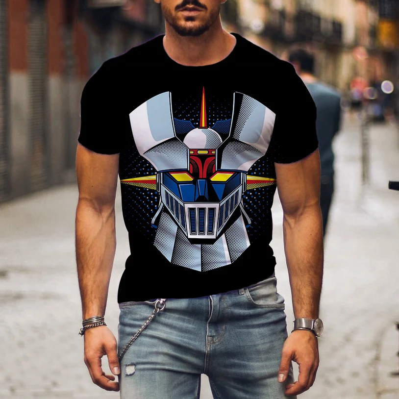 Summer Clothing Over 50 - Koszulka z nadrukiem 3D Mazinger Z
