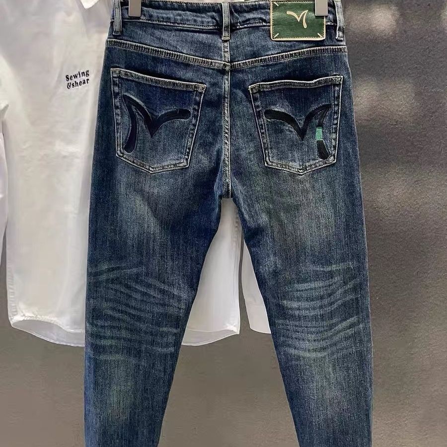 Summer Clothing Trends 2025 - Odzież męska Retro Jeansy Męskie Wiosna