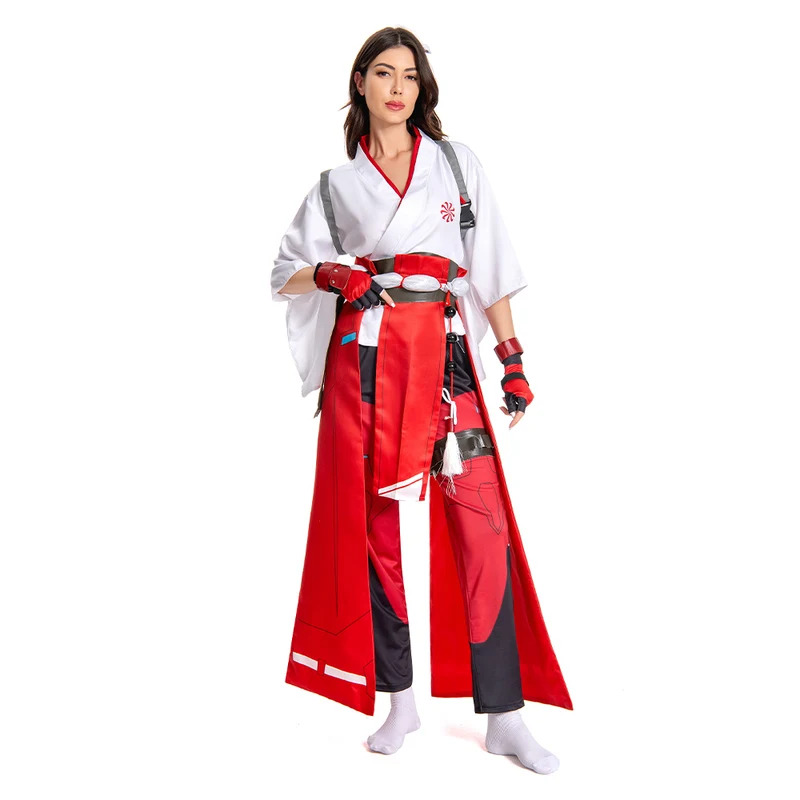Romper Playsuit Women - Kostium Cosplay OW Kiriko Damski Strój