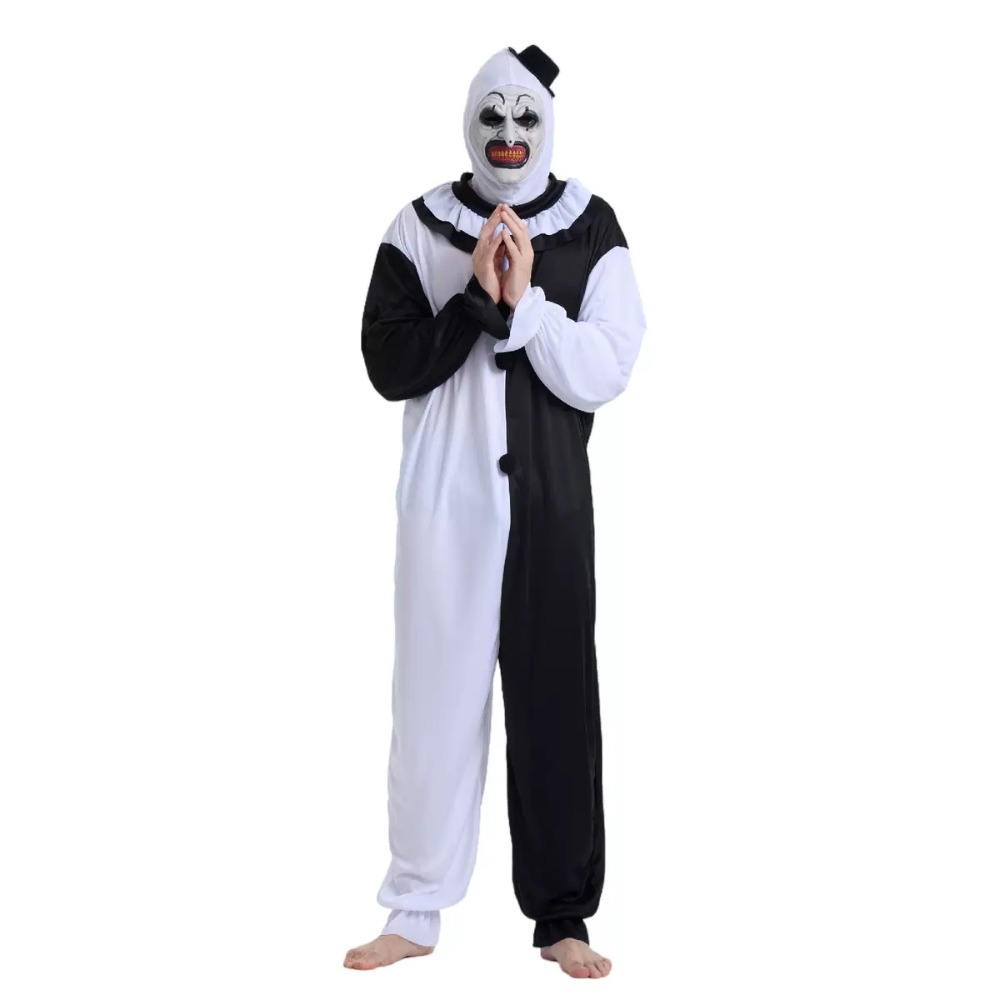 Romper Playsuit Women - Kostium Terrifier Art Clown Joker Cosplay