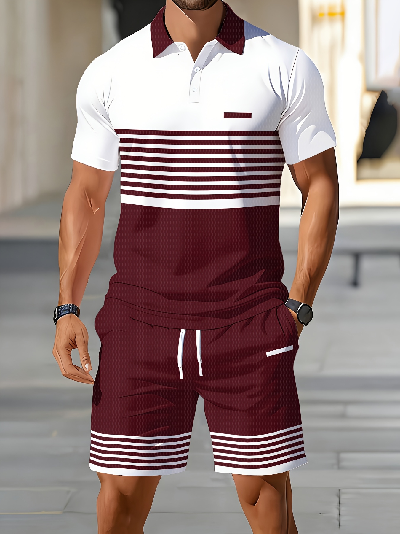 Męski zestaw polo na lato 2026 – Summer Clothing Shops recenzja i cena