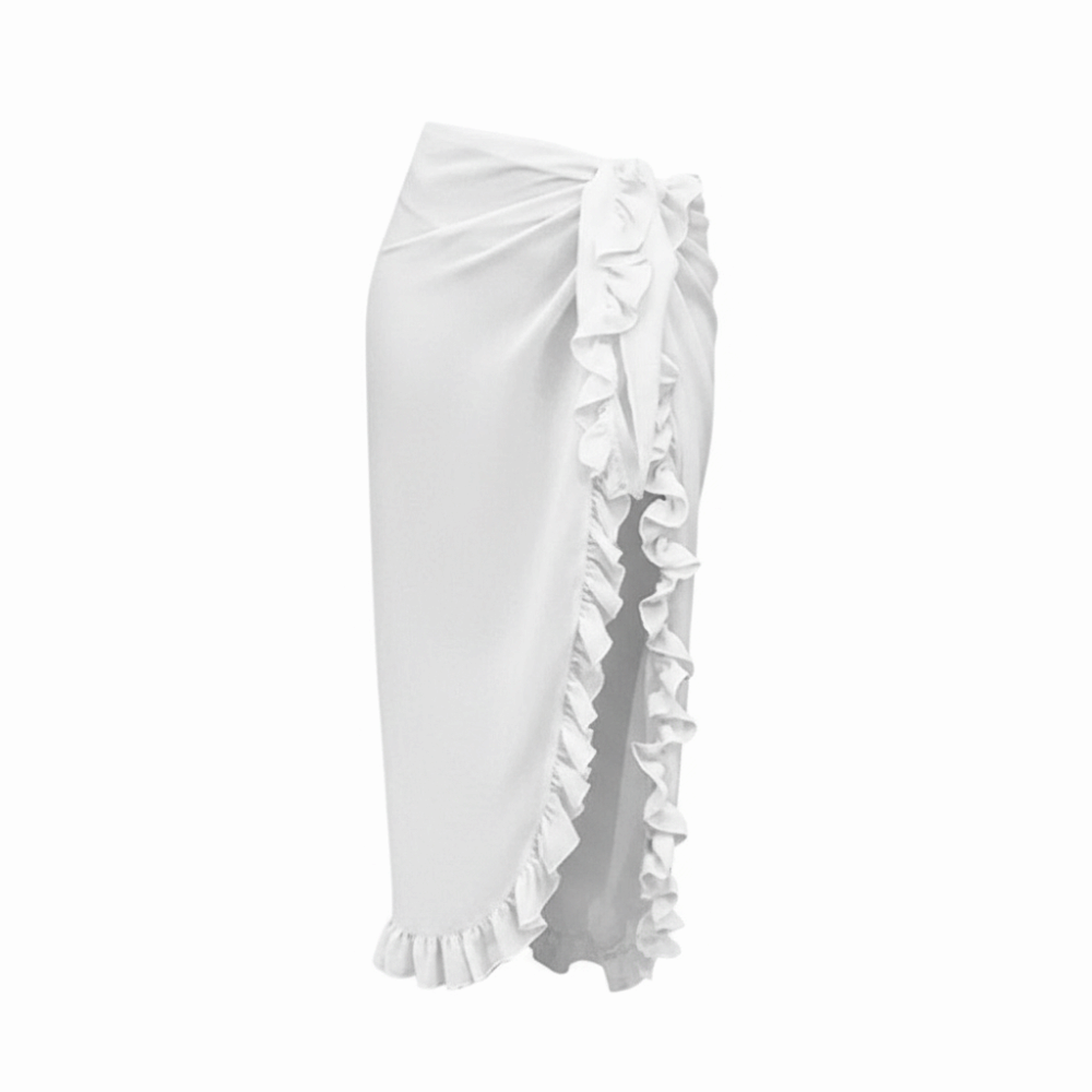Szarfa z falbankami, szarfa ty – Sarong Pareo Wrap recenzja i cena
