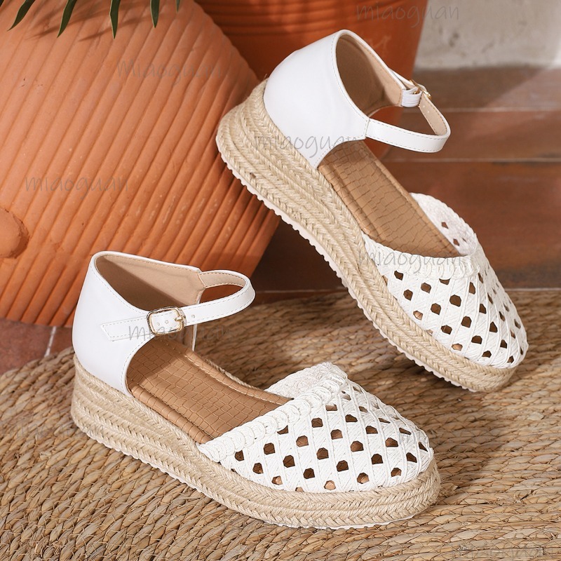 Damskie espadryle na koturnie  – Espadrille Sandal Women recenzja i cena