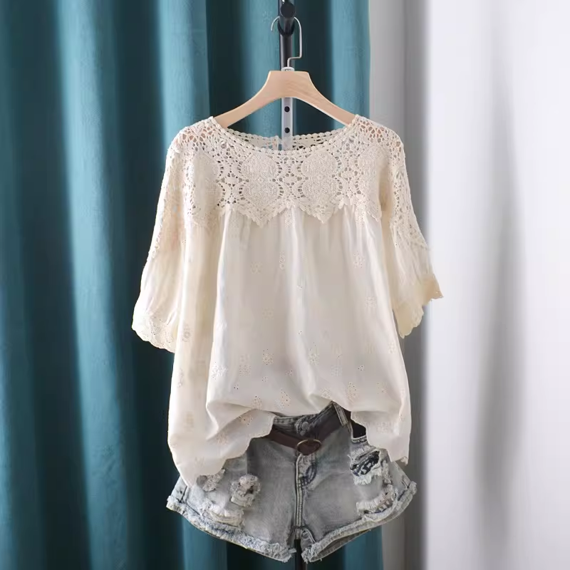 Koszule i bluzki z ażurowymi w – Summer Clothing For Japan recenzja i cena