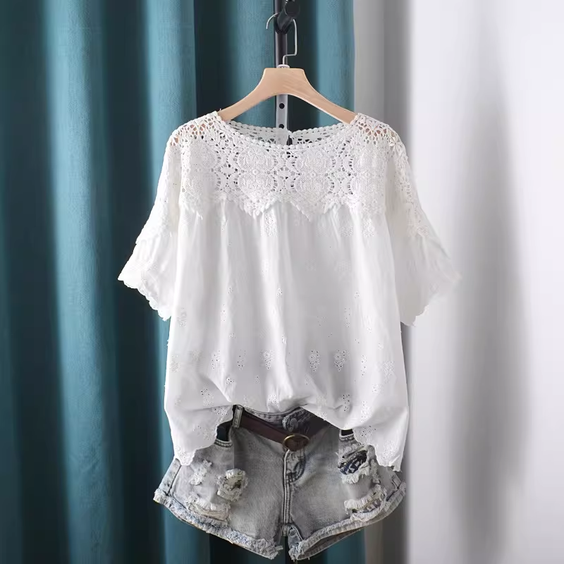 Koszule i bluzki z ażurowymi w – Summer Clothing For Japan recenzja i cena