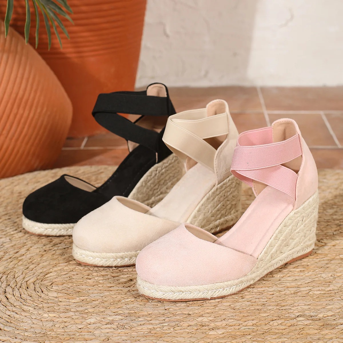 Damskie espadryle na koturnie  – Espadrille Sandal Women recenzja i cena