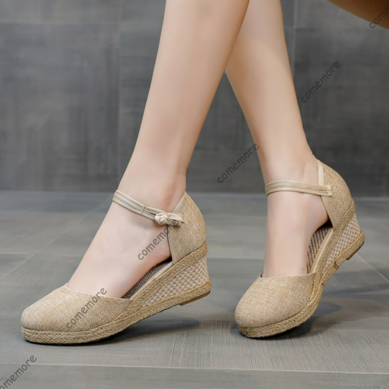 Sandały Comemore na wysokim ob – Espadrille Sandal Women recenzja i cena
