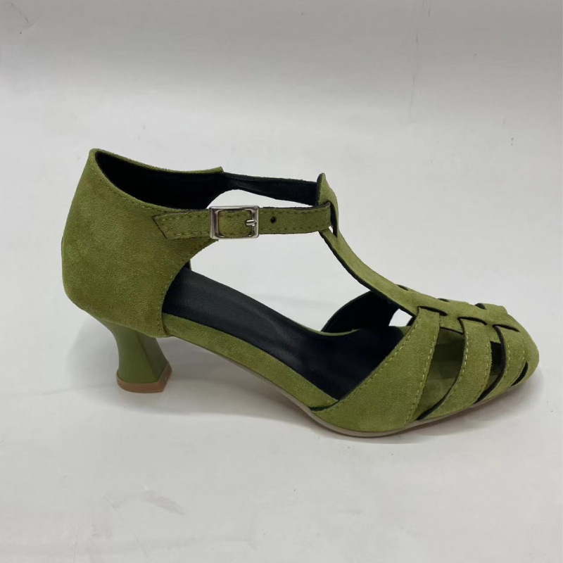 Damskie zielone zamszowe sanda – Summer Clothing Ladies recenzja i cena