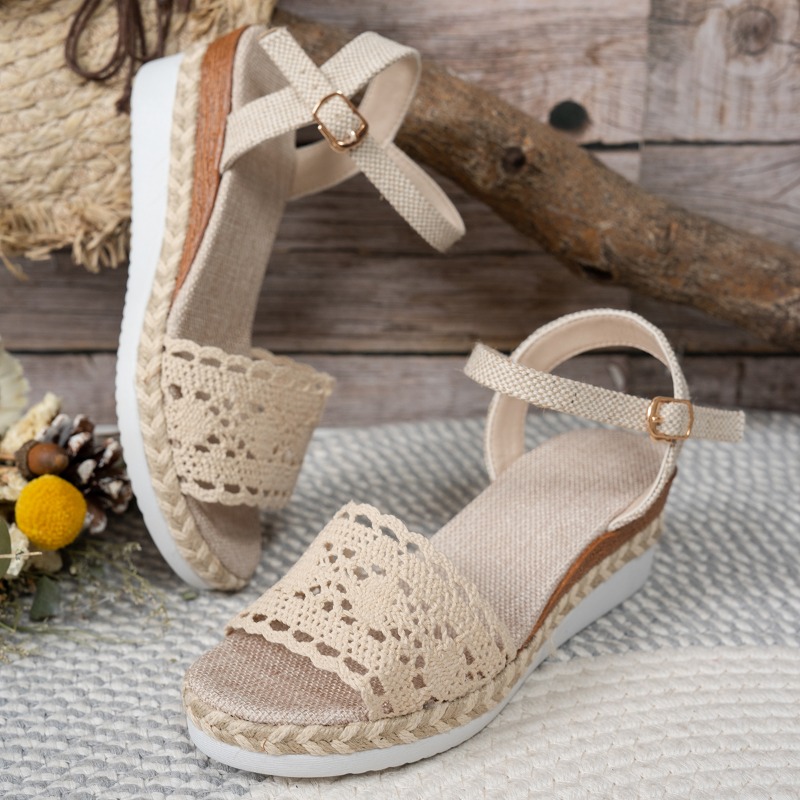 Damskie sandały na koturnie z  – Espadrille Sandal Women recenzja i cena