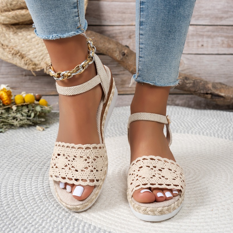 Damskie sandały na koturnie z  – Espadrille Sandal Women recenzja i cena