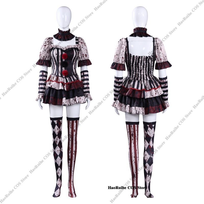 Nowy Strój Terrifier Art Clown – Romper Playsuit Women recenzja i cena
