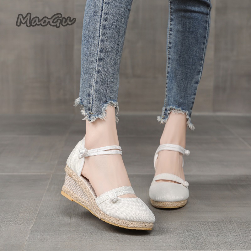 Damskie lniane espadryle na ko – Espadrille Sandal Women recenzja i cena