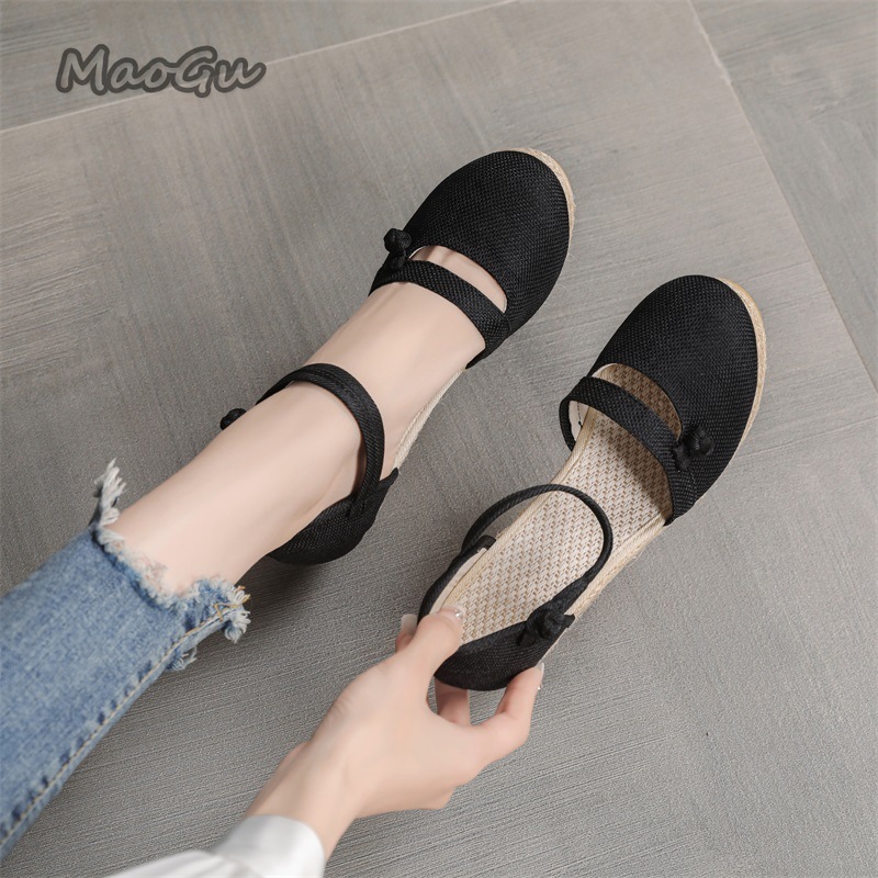 Damskie lniane espadryle na ko – Espadrille Sandal Women recenzja i cena