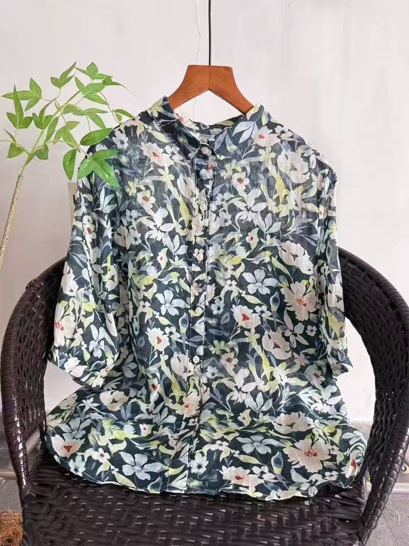 Koszula damska z czystej ramii – Summer Clothing For Japan recenzja i cena