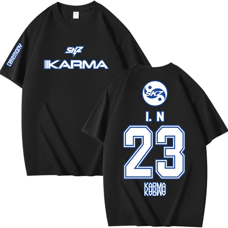 Popularna koszulka Kpop KARMA  – Summer Clothing Aesthetic recenzja i cena