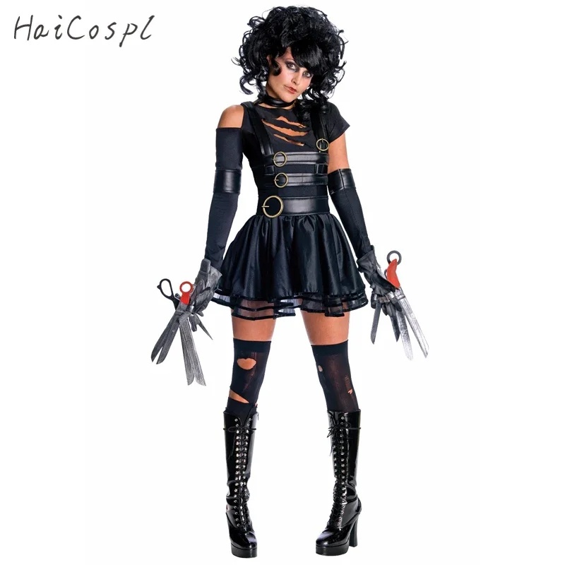 Kostiumy Cosplay Edwarda Nożyc – Romper Playsuit Women recenzja i cena
